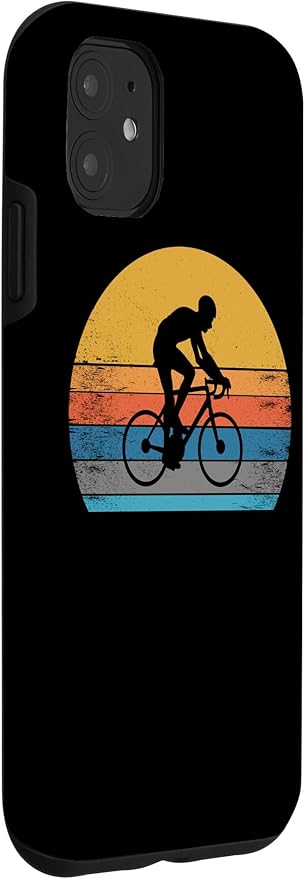 Racing Road Bike Vntage Cycling Riding Racing Bike Bicycle Case for iPhone 11
