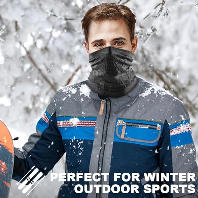 WTACTFUL Winter Neck Warmer Gaiter Windproof Face Mask Balaclava Bandana for Ski Snowboard