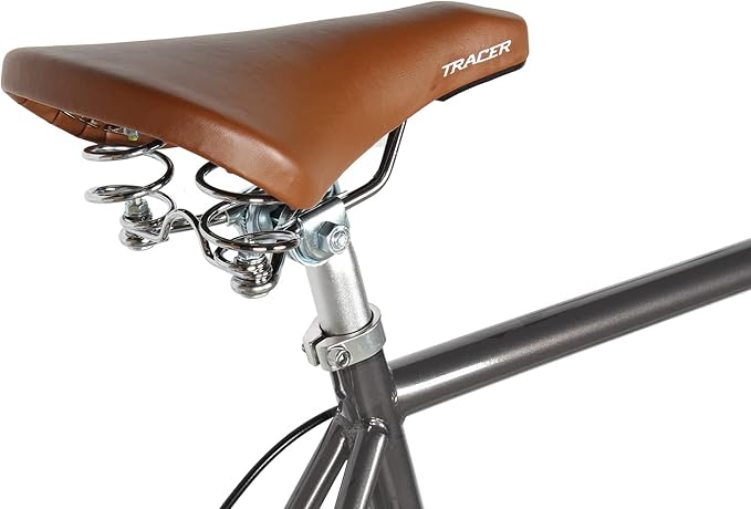 Tracer Osaka Hybrid Bikes, Steel Frame, Shimano Nexus Inter 3/7 Speed, Brown Seat Brown Grips, Road Bike, City Bike, Multiple Colors