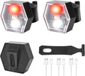 LED Safety Light, Running Lights for Runners LED Bike Tail Lights Clip on Dogs Light for Walking at Night, Jogging, High Visibility Strobe Accessories Hiking Cycling Camping Boat