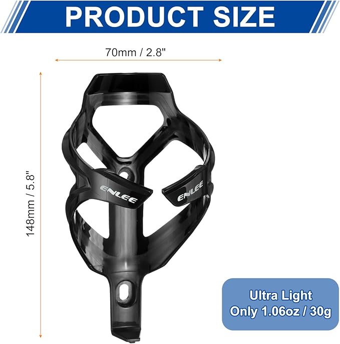 HARFINGTON Bicycle Water Bottle Holder Lightweight Bike Bottle Cages Cycling Cup Holder for MTB Road Gravel