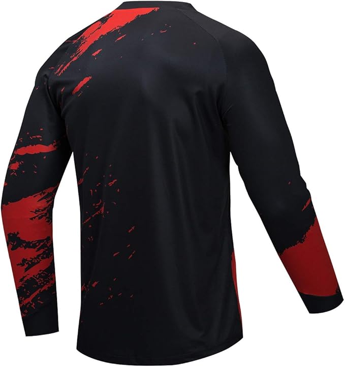Men's Racing Shirts Summer Motocross Jersey Bicycle Sportswear MTB Jersey Long Sleeve Mountain Bike Clothes