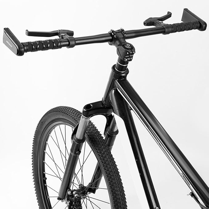 BESTonZON Adjustable Lightweight Bike Mirror for Handlebars, Convex Reflective Rearview Bicycle Mirror with Handlebar Mount, Cycling Accessory for Mountain and Road Bikes