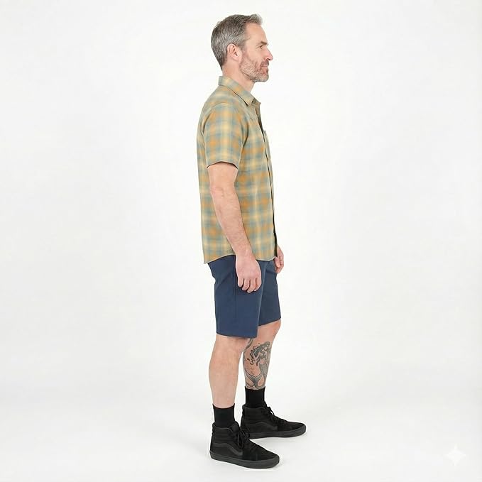Club Ride Apparel New West Cycling Shirt - Men's Short Sleeve Cycling Jersey - Sport Fit Snap Down Top - 50 UPF Riding Shirt