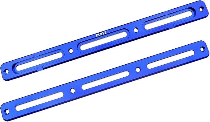 PLATT Bike Alt-Position Bottle Cage Mounts,Bike Bottle Cage Adapter,Bicycle B-RAD Mounting Base (Blue,3Slot)