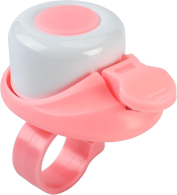 RoyalBaby Kids Bike Bell, Bicycle Accessories for Boys and Girls, Easy Installation, Black & Pink