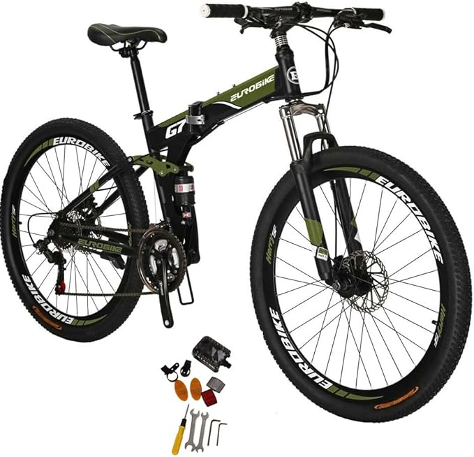 EUROBIKE YX 27.5 Folding Mountain Bikes 2 Colors