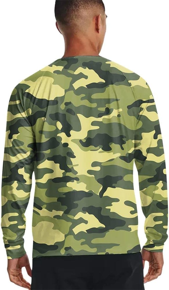 Men's MTB Shirt Long Sleeve Off-Road Motocross Cycling Jersey Mountain Bike Shirts Quick-Dry Moisture Wicking