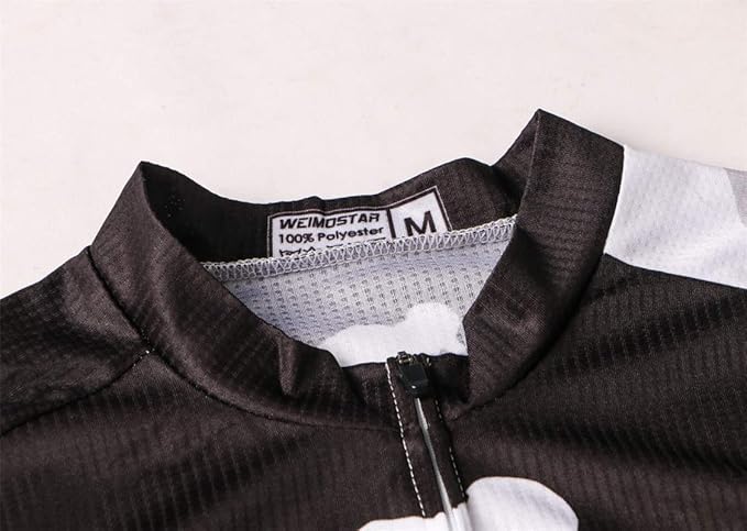 Cycling Jersey Men Full Zip Bike Shirt Racing Top Bicycle Clothing