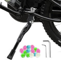 LEICHTEN Kickstand for Kids Bike Center Mount for 16 18 20 Inch Adjustable Children's Bicycles Aluminium Alloy Bike Kick Stand Support Storage