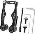 Linear Pull Bike V Brakes Front Rear Set Replacement Fit,Aluminum Alloy V-Type Bike Brake Set for Road Bike Bike BMX Repairing Accessories