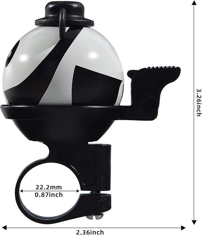 ROCKBROS Bike Bell for Kids Bicycle Bells Cycling Bells Cute Ring Ball Bike Accessories for Girls Boys Scooter Bike