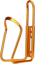 Lightweight Aluminum Alloy Bicycle Water Bottle Cage Holder for Outdoor Activities, Bike Bicycle Cycling Drink Water Bottle Rack Holder Cage (Gold)