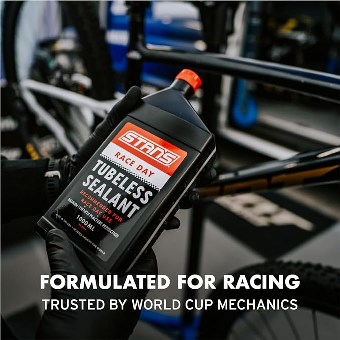 Stan's NoTubes Tire Sealant, Long Lasting Flat Prevention, Ultra Fast Sealing, up to 1/4" punctures, Proactive Tire Repair, for Mountain, Road, Gravel, Cyclocross, and Commuter Bikes