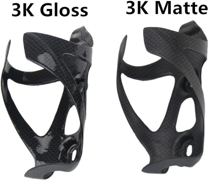 [US Stock] RXL SL Full Carbon Fiber Water Cup Cage Carbon MTB Road Bike Bicycle Water Bottle Holder Super Light 3K Gloss 20g Black White