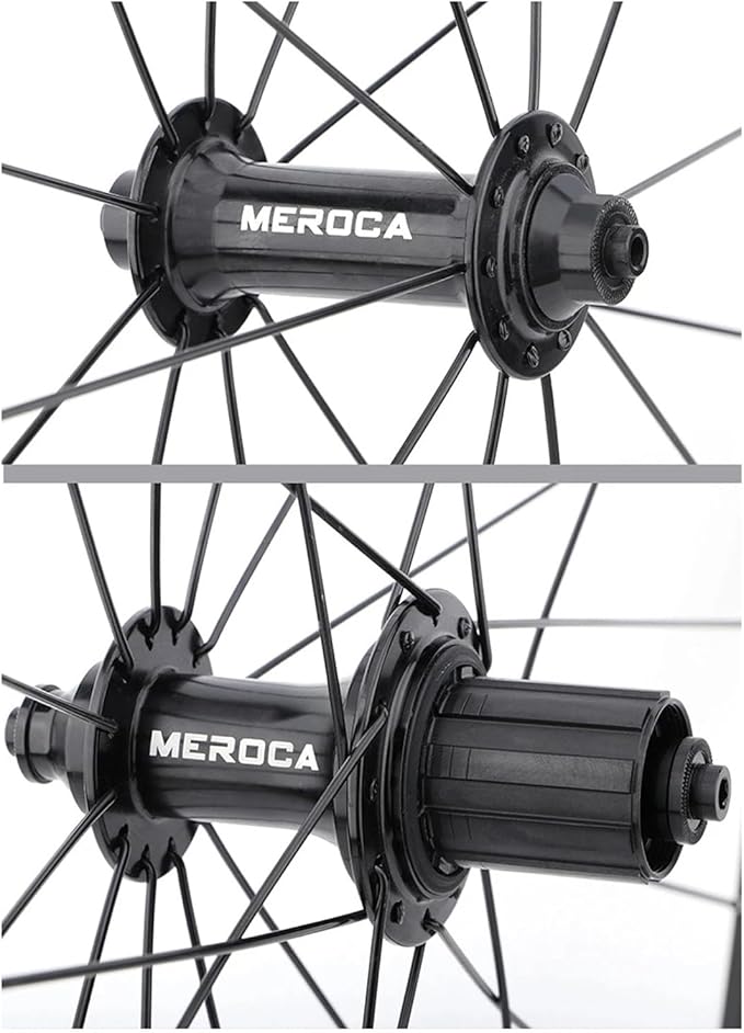 Road Bike Wheelset, Front 2 Rear 4 Bearing, V Brake 700C Aluminum Alloy Wheelset Wheel Riding Accessories