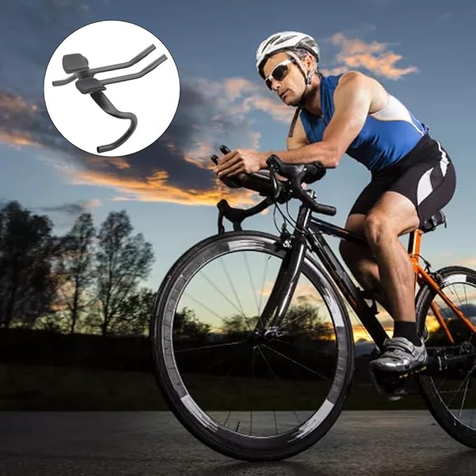 Aero bars for Road Bike Alfa Pasca tt Triathlon Handlebar 31.8mm Racing AeroBars Angle 30° TT Bars for Road Bike Rest TT Handlebars Extender 360mm UD Matte Bicycle Accessories