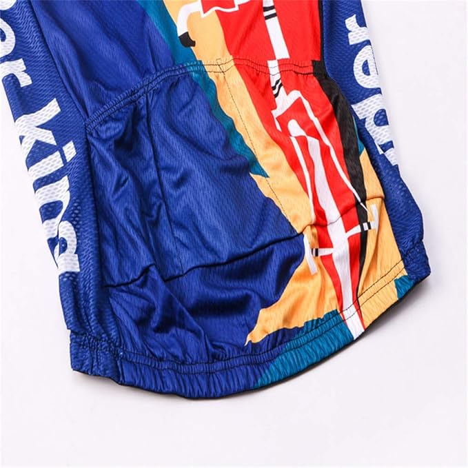 JPOJPO USA Cycling Jersey Men Road Bike Shirt Summer Biking Tops Short Sleeve Bicycle Clothes Cycle Wear Breathable