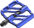 BUCKLOS MTB Flat Pedals Mountain Bike Pedals, 3 Bearings CNC Adult Road Bike Pedals, Bicycle Platform Aluminum Alloy Non-Slip Pedal for Gravel Bike/BMX 9/16"(Black)