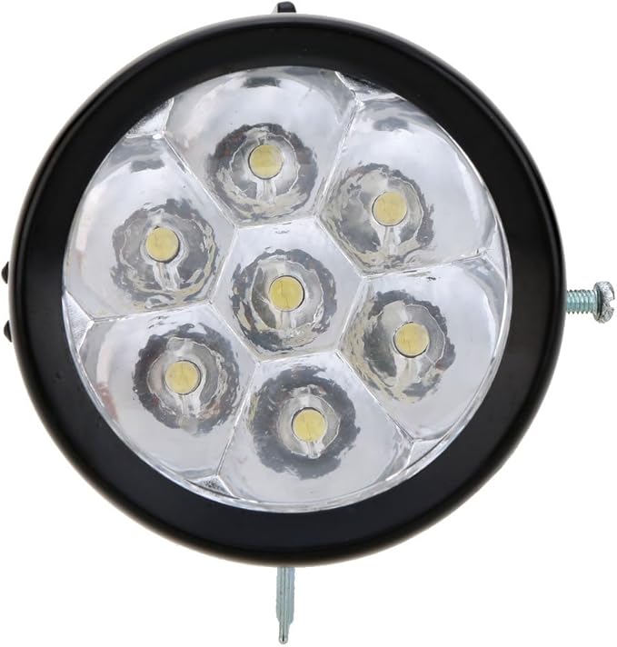 Vintage Retro Bicycle Bike Front Light Lamp 7 LED Fixie Headlight with Bracket