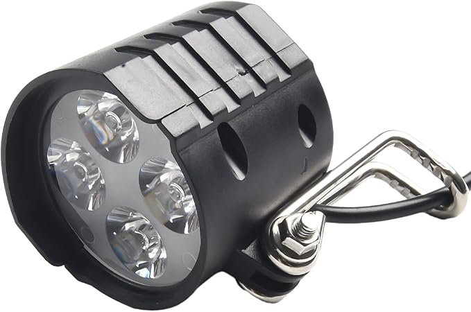 1 Set Ebike Headlight And Tail Light Sets, Electric Bike Front Lighst Rear Lights DK336 Switch Cable Kit, 12V-72V LED Light Set Headlight-Taillight Lights DK336 E-Bike-Light Sets LCD Display