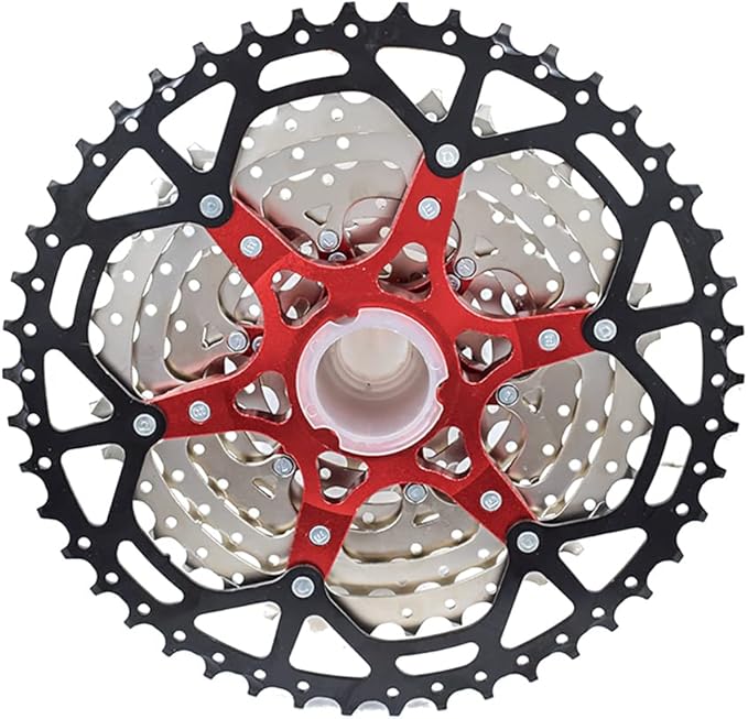 VG SPORTS 8/9/10/11/12 Speed Ultra-Light Bike Cassette for Mountain Bike 11-40T/11-42T/11-46T/11-50T/11-52T MTB Cassette Lightweight Aluminum Bracket Cassette