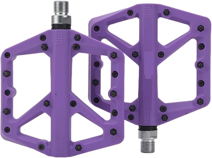 Wheel Speed Sensor Bike Pedals Nylon Platform Footrest Flat Mountain Bike Paddle Grip Pedalen Bearings Footboards Cycling Hold ABS Wheel Speed Sensor Front