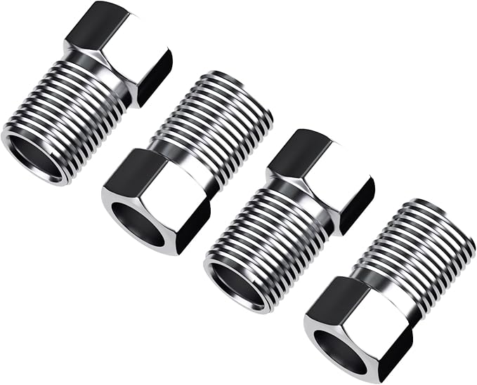 4pcs Bike Brake Hose Bolt Connecting Insert Kit for Shimano BH90, Brake Hose Bolt Replacement, Hydraulic Disc Brake Service Kit