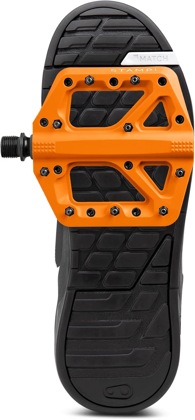 Crankbrothers Stamp Flat MTB Pedals - Size-Specific, Lightweight, Versatile, Durable Bike Pedals