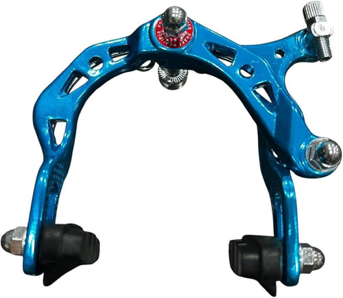 1 Pair C-Brake Brake Arm Set – Front & Rear Side Pull Rim Brakes with 50mm Pads, 110mm Arm – Electroplated Aluminum Alloy