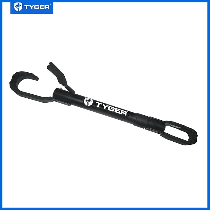 Tyger Auto TG-RK1B108B Deluxe Bike Top Frame Cross Bar Telescopic Adaptor - Black
