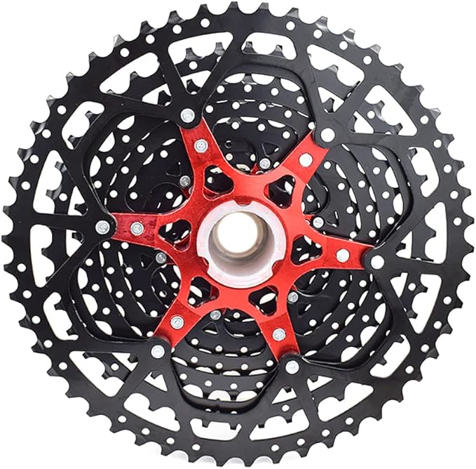 VG SPORTS 8/9/10/11/12 Speed Ultra-Light Bike Cassette for Mountain Bike 11-40T/11-42T/11-46T/11-50T/11-52T MTB Cassette Lightweight Aluminum Bracket Cassette