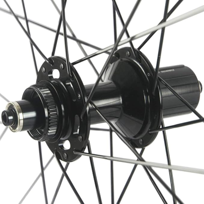 Superteam Carbon Disc Brake 700c Tubeless Road Bike Wheelset 55mm/25mm Wheel