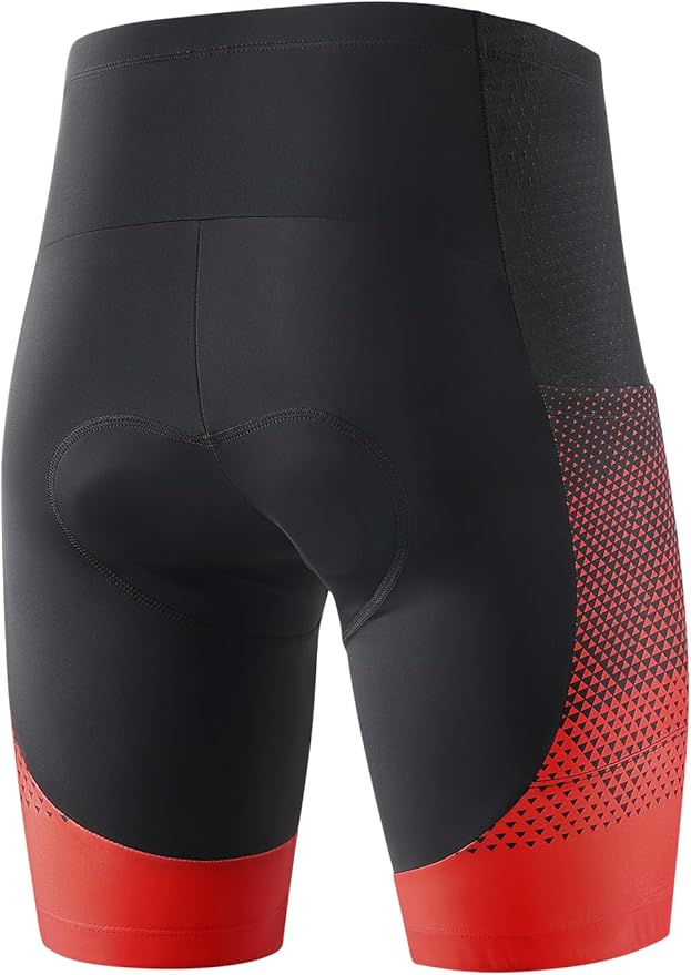 BERGRISAR Men's Cycling Shorts 4D Padded Bike Shorts Biking Bicycle Shorts with Pockets