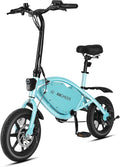 ANCHEER 14” Folding Electric Bike for Adults, 20MPH Ebike with 350W Motor[Peak 500W], 48V 374Wh Battery, Cruise Control, UL2849 Compliant Electric Bicycle, Compact Electric Mini Bike for Teens