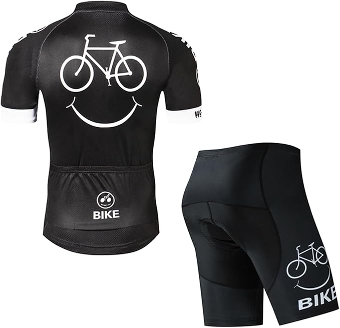 Cycling Jersey Men Full Zip Bike Shirt Racing Top Bicycle Clothing