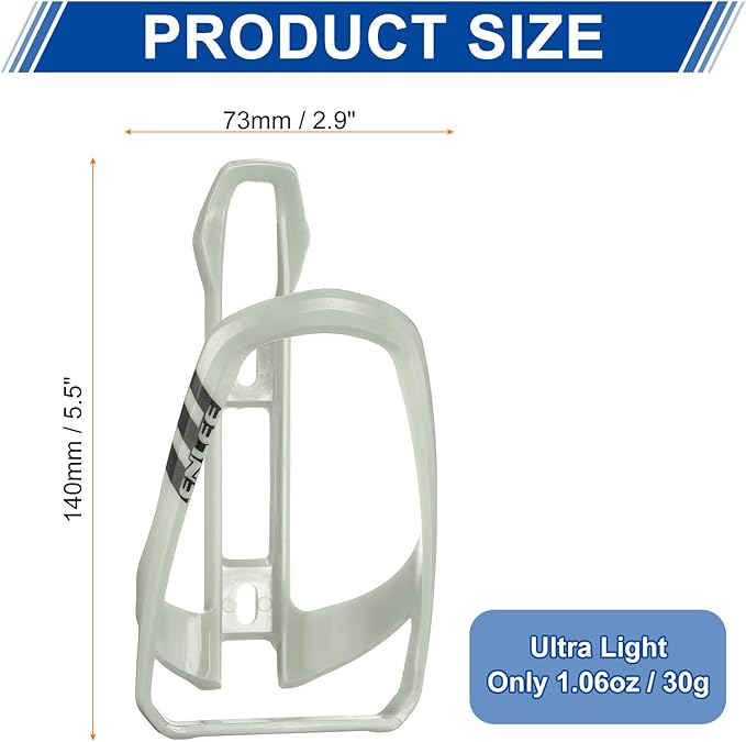 HARFINGTON Bicycle Water Bottle Holder Lightweight Universal Bike Bottle Cages Top Load Cycling Cup Holder for MTB Road Gravel
