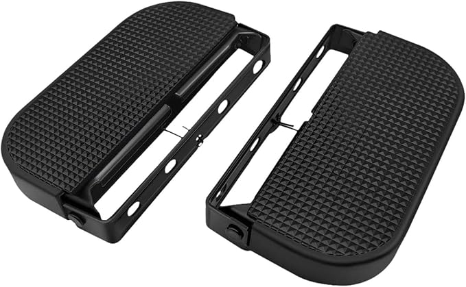Electric Bike Pedals Folding Sturdy Pad, Professional, Portable Universal Rubber Floorboard Footrest
