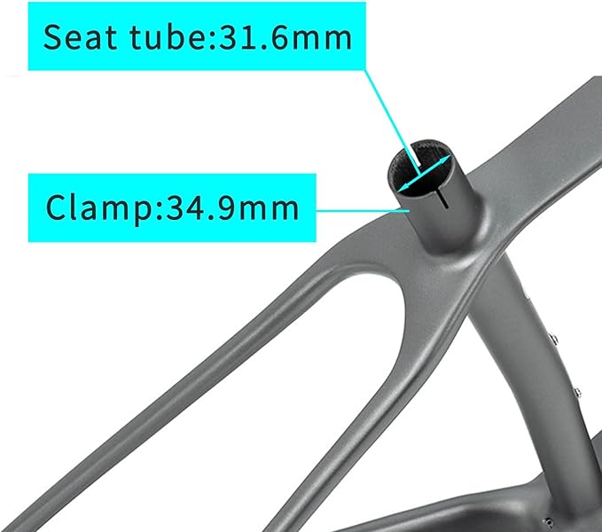 27.5/29er Carbon Fiber Mountain Bike Frame 15"/17"/19" Disc Brake XC Hardtail Frames Thru Axle 12x148mm Boost Frameset Max 2.35" Tire