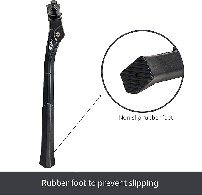 N+1 Bike Kickstand - Aluminum Alloy Adjustable Center Bicycle Kickstand suitable for 26" - 29" Mountain Bikes, Road Bikes, BMX, MTB