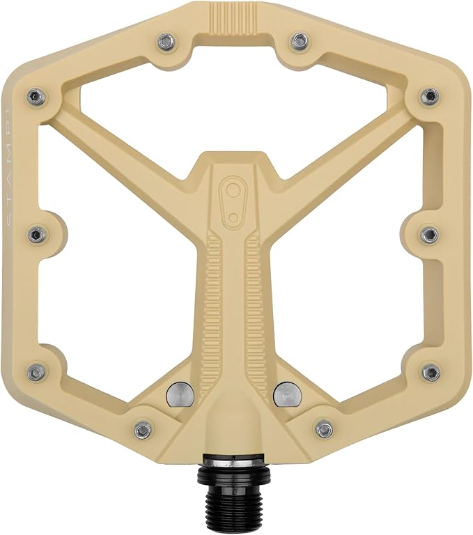 Crankbrothers Stamp Flat MTB Pedals - Size-Specific, Lightweight, Versatile, Durable Bike Pedals