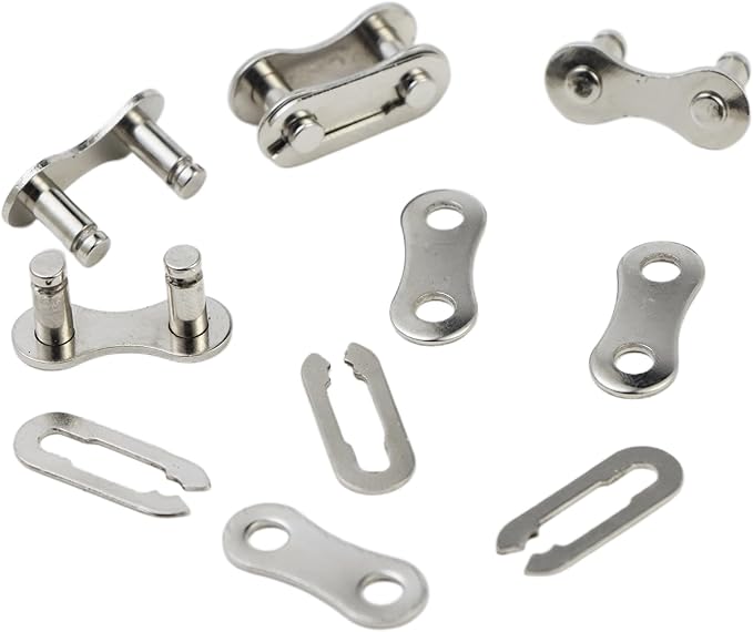 4 Pairs Bicycle Missing Link 1/6/7/8/9/10/11/12 Speed Chain Reusable Steel Bike Chain Link
