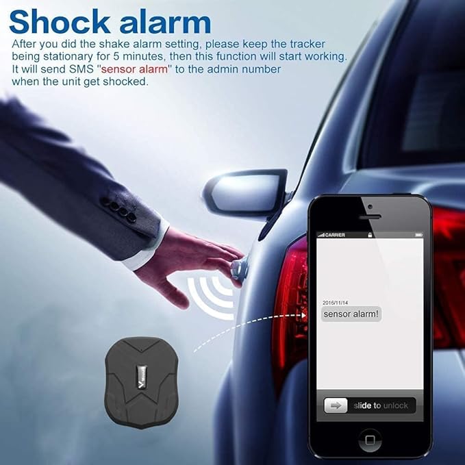 GPS Tracker for Vehicles Winnes 4G TK905B Locator Real-time Tracking Magnetic Device with 10000mah Battery Waterproof Tracker Anti-Theft Alarm for Car,SIM Card Needed