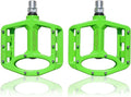UPANBIKE Magnesium Alloy Bike Pedals 9/16'' Spindle Bearing High-Strength Non-Slip Large Flat Platform for Mountain Bike Road Bicycle