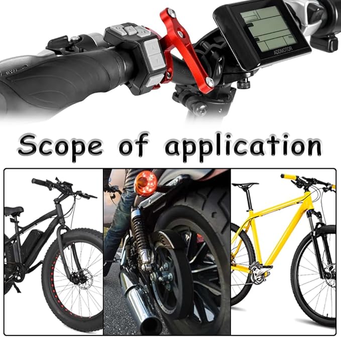Bicycle Bottle Cage Adapter Bike Water Bottle Cage Holder Mount Adapter Adjustable Aluminum Alloy Seat Tube Diameter 19-33mm CNC Machined Handlebar Seat Post Cup Mount Converter