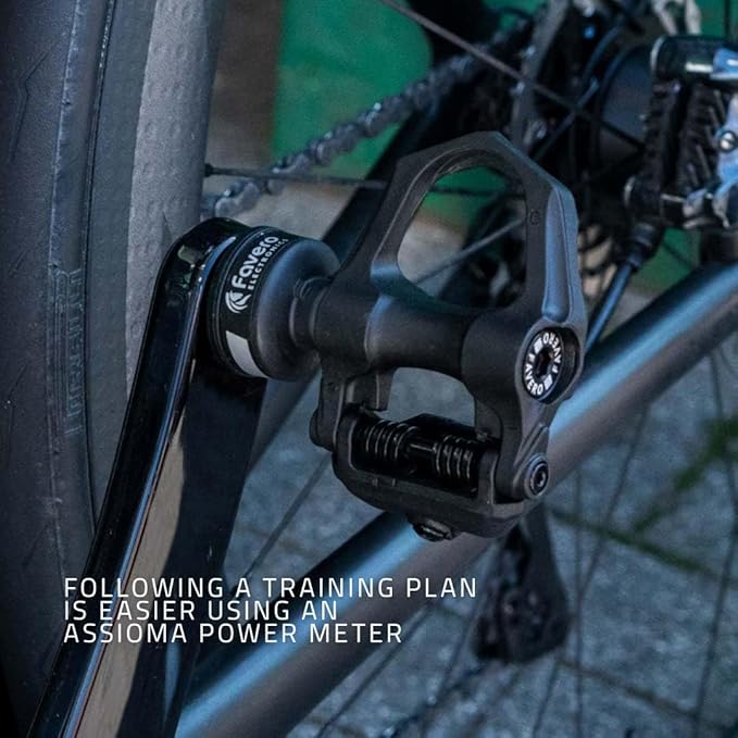 Favero Assioma UNO, Single-Sensing Side Pedal Based Cycling Power Meter with Extra Cleats, Bluetooth & ANT+ Connectivity for Bike Computers, Cycling GPS Units, & Smartphones