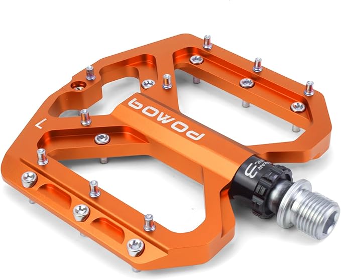 Bike Pedals 9/16" Lightweight Non-Slip Bicycle Platform Pedals - Fits Most Adult Bikes & Mountain Bikes &MTB, Road Bikes and Slip-Resistant Design