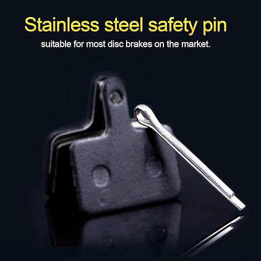 Cotter Pin for Bike Brake Pads, 10pcs/set Stainless Steel Bike Retaining Split Brake Cotter Pin Assortment Kit Pin Clips Fastener Retaining Pins Heavy Duty Hairpin for Hitch Pin Lock Systems