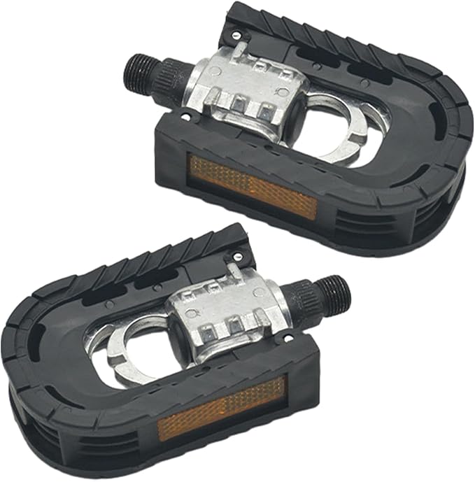 Bike Pedals Folding Bike Pedals, 9/16" Inch Bicycle Pedals Mountain Bikes Road Bicycles Platform Pedals MTB Pedals, Wide Flat Cycling Foldable Pedals for Ebike, Urban Commute, MTB Bikes
