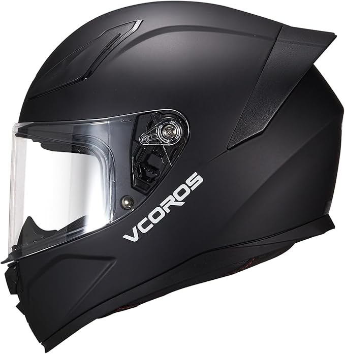 VCOROS Motorcycle Full Face Helmet for Unisex-Adults DOT Approved WS-609 Motorbike Street Bike Racing Helmets